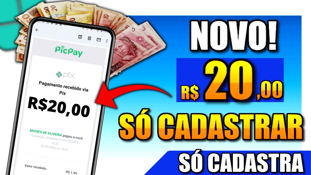 🤓pagou R$20 no Pix🔥 CADASTROU GANHOU 💸APP que PAGA no CADASTRO VIA PIX (Ganhar Dinheiro Online)