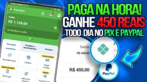 ACABOU de LANÇOU! NOVO Aplicativo PAGA R$450,00 no PIX  PICPAY PAYPAL - Ganhar Dinheiro Online