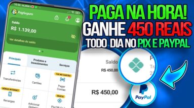 ACABOU de LANÇOU! NOVO Aplicativo PAGA R$450,00 no PIX  PICPAY PAYPAL - Ganhar Dinheiro Online