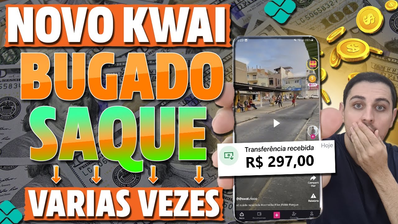 [APP LANÇAMENTO] NOVO KWAI BUGADO PAGANDO VÁRIOS PIX - APP para GANHAR DINHEIRO Assistindo