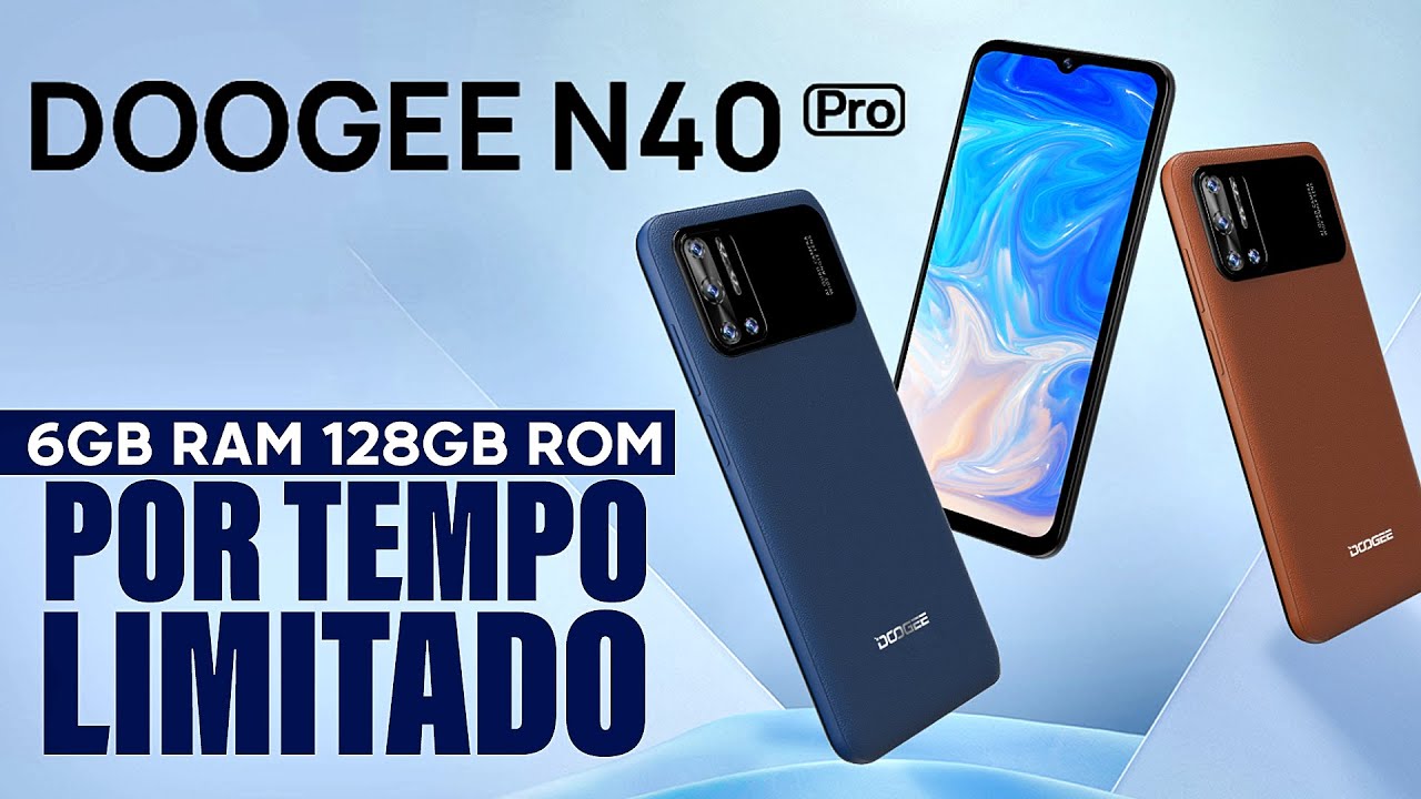 NOVO LANÇAMENTO Celular DOOGEE N40 PRO 6GB RAM+128GB ROM BATERIA 6380MAH