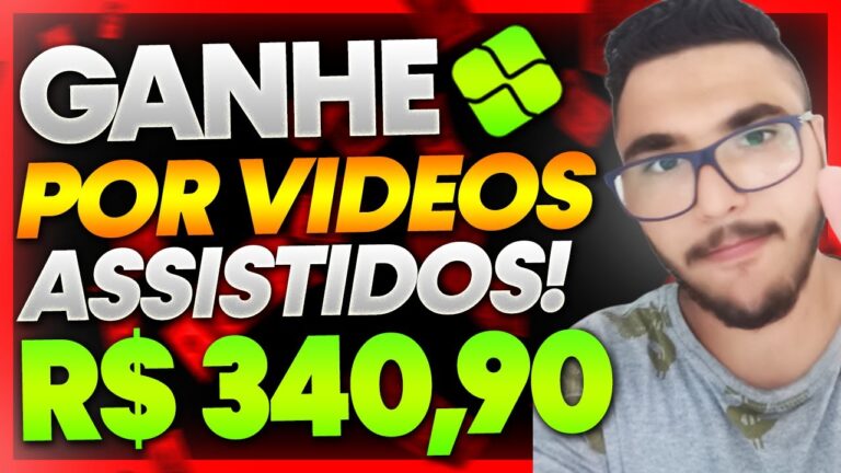 🤑[R$ 340,90 REAIS] NOVO APP PAGA POR CADA VIDEO ASSISTIDO (Como Ganhar Dinheiro Assistindo Vídeos)