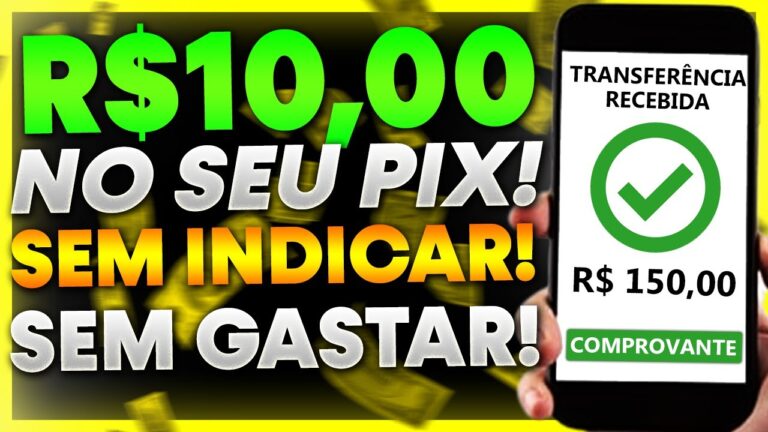 NOVO APP PAGANDO R$10,00 no PIX! SEM INDICAR E SEM COLOCAR DINHEIRO! APLICATIVO PARA GANHAR DINHEIRO
