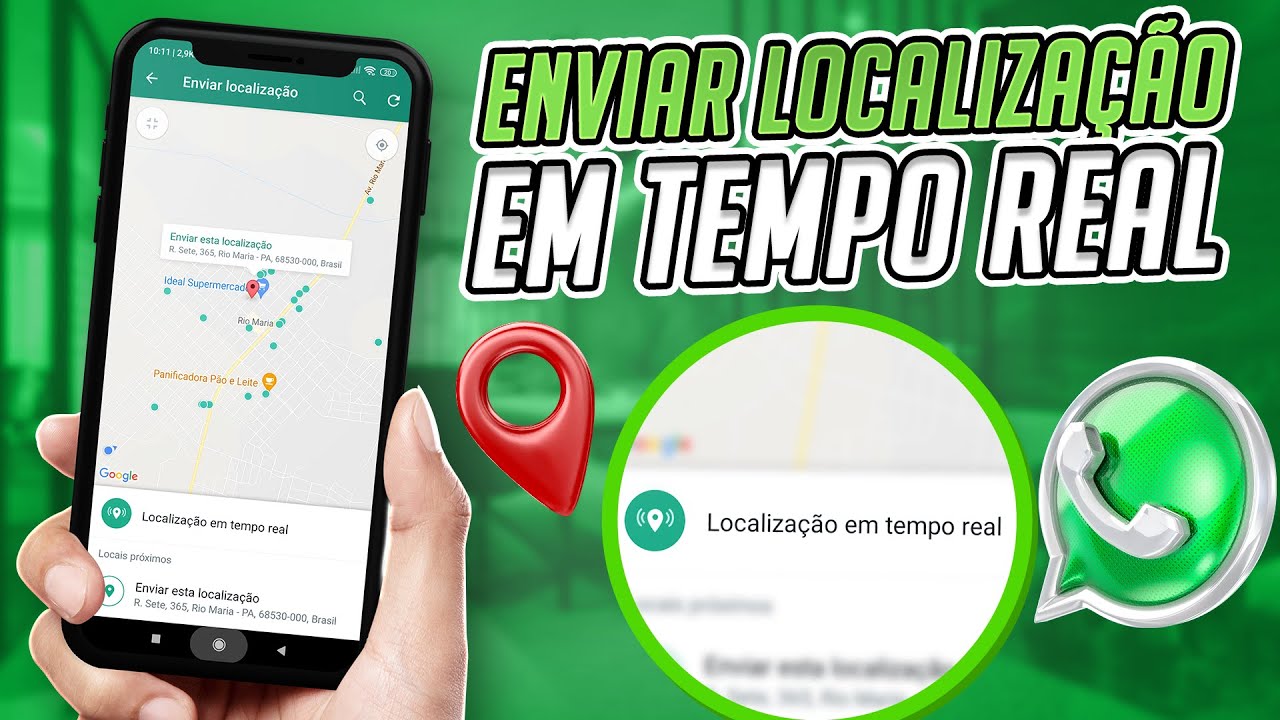 WhatsApp- Como enviar localização em tempo real pelo WhatsApp (maneira correta)