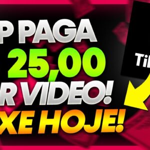 🤑[R$ 25,00 POR VIDEO] ESSE APP PAGA PARA ASSISTIR VIDEOS DO TIKTOK! APLICATIVO PARA GANHAR DINHEIRO