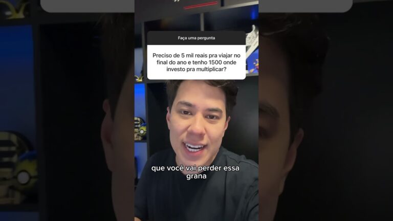 Precisa de 5.000 reais pra viajar, o que fazer com 1.500? #shorts