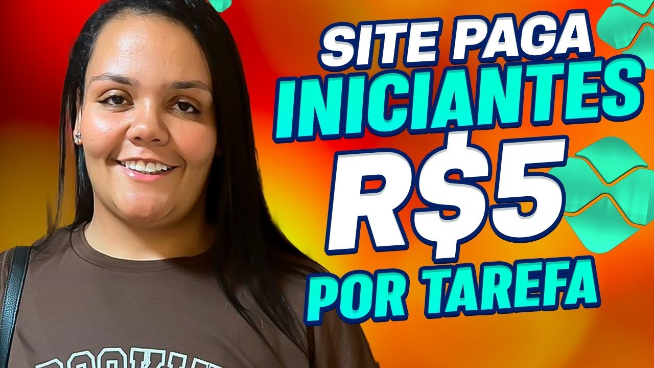 R$5 POR TAREFA! SITE PARA INICIANTES GANHAR DINHEIRO ONLINE