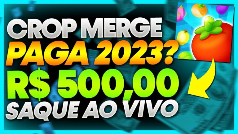 ✅[2023] Crop Merge PAGA Mesmo? Como Sacar no APP Crop Merge? APP Crop Merge e Confiável?