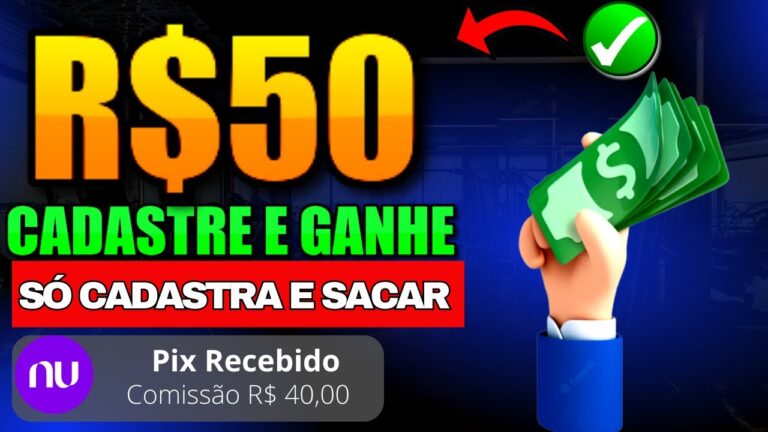 SAQUEI R$50 [PAGOU NA HORA] APP PAGANDO POR CADASTRO VIA PIX 🤑PROVA DE PAGAMENTO CADASTRE E GANHE🔥