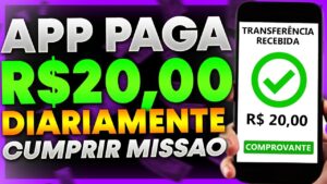 APP PAGA R$20,00 NO PIX TODOS OS DIAS POR TAREFA REALIZADA - APLICATIVO PARA GANHAR DINHEIRO VIA PIX