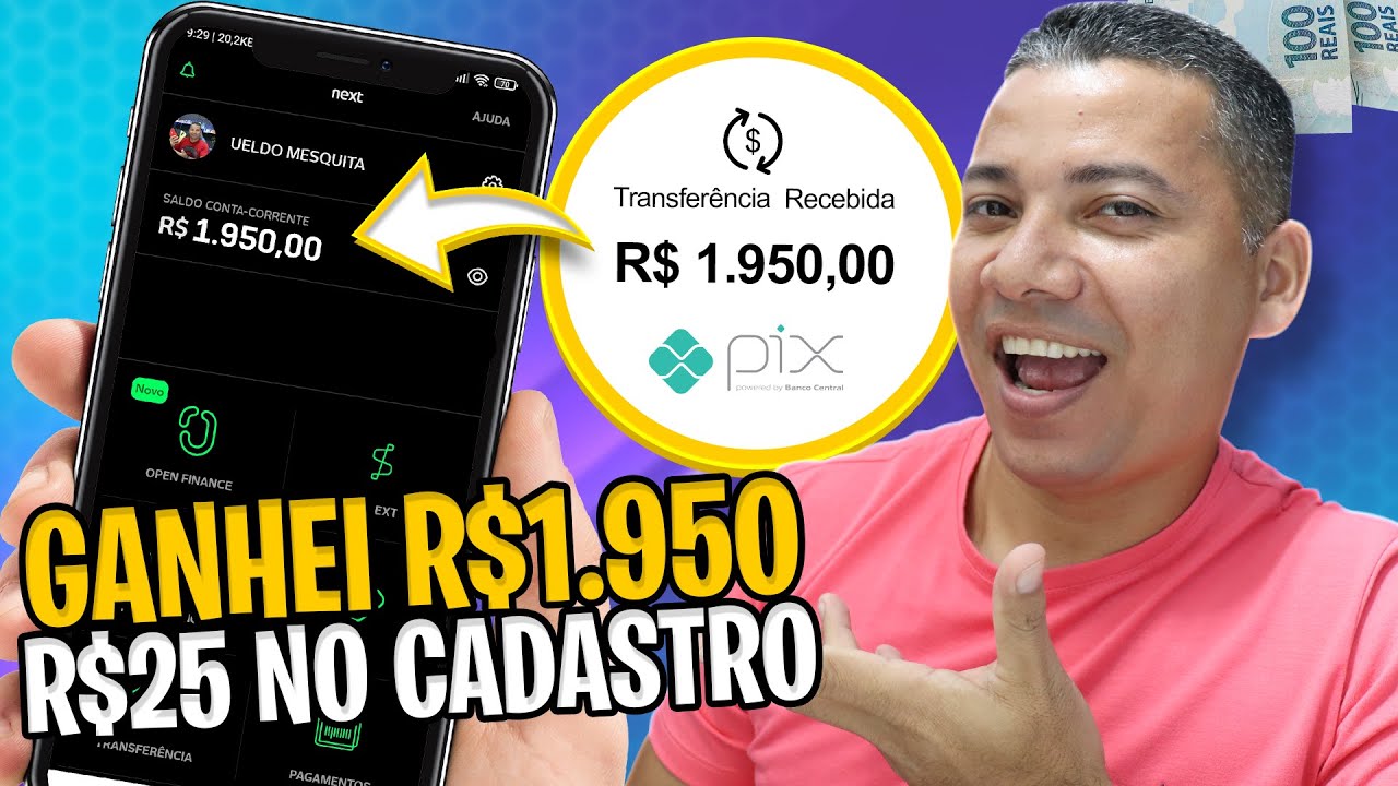 LANÇOU 2 NOVOS APLICATIVOS! PAGOU R$1.950,00 REAIS NO PIX (2 FORMAS PARA GANHAR DINHEIRO ONLINE)