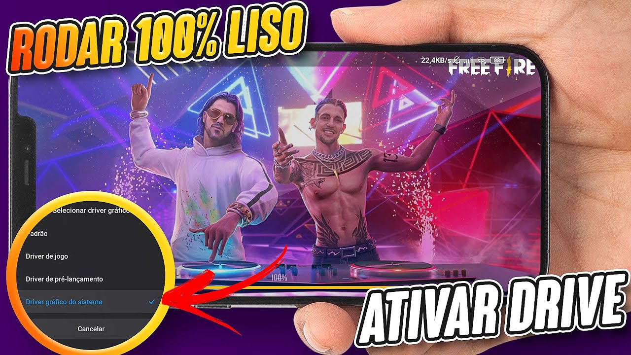 NUNCA MAIS VAI TRAVAR! ATIVE esse DRIVE no Android e seu FREE FIRE vai rodar 100% LISO sem travar