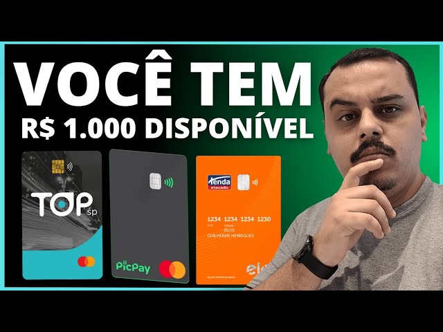 ATENÇÃO: PICPAY VC TEM R$1.000  DISPONÍVEL CARTÃO DE CRÉDITO TOP APROVADO R$100 E CARTÃO TENDA ELO..