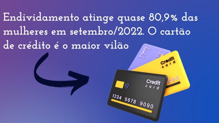 Endividamento atinge quase 80,9 das mulheres em setembro/2022. O cartão de crédito é o maior vilão