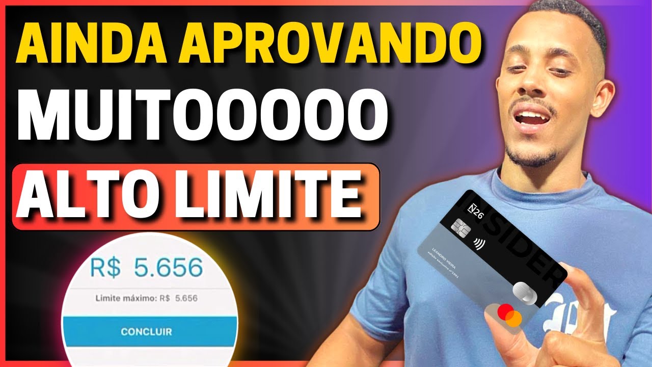 💳【 ATENÇÃO! 】NOVO CARTÃO DE CRÉDITO CONTINUA APROVANDO LIMITE ALTO E SEM ANUIDADE - rei dos cartões