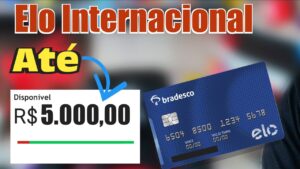 CARTÃO FÁCIL DE APROVAR Com Limite De 5.000,00 mil  Bradesco Elo internacional