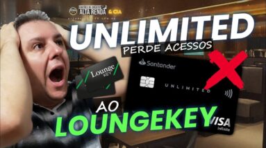 💳Santander Unlimited Visa Infinite perde os acessos ao Lounge Key, mantendo apenas o Dragon Pass.