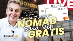 💳LIVE: CONTA DIGITAL NOMAD E SALA VIP GRATÍS SEM TER CARTÃO DE CRÉDITO, VALE A PENA A CONTA?