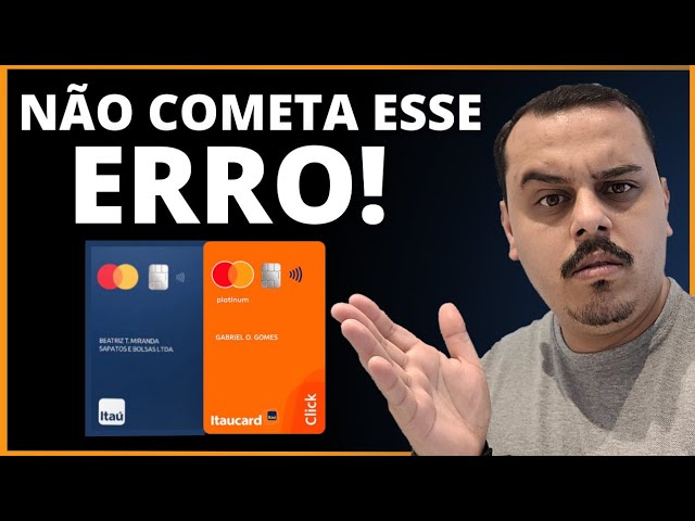 ATENÇÃO: CARTÕES ITAÚ, VOCÊ VAI COMETER UM ERRO FAZENDO ISSO! CARTÃO DE CRÉDITO PURO E CO-BRANDING .