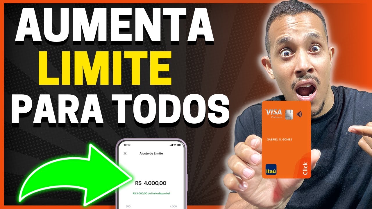 💳【 URGENTE ! 】NOVO MÉTODO PARA AUMENTAR O LIMITE DO CARTÃO DE CRÉDITO "CLICK ITAÚ"