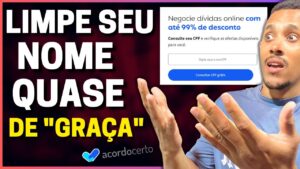 🚨( OLHA ISSO ) NOME LIMPO HOJE PRATICAMENTE DE GRAÇA -  Rei dos cartões