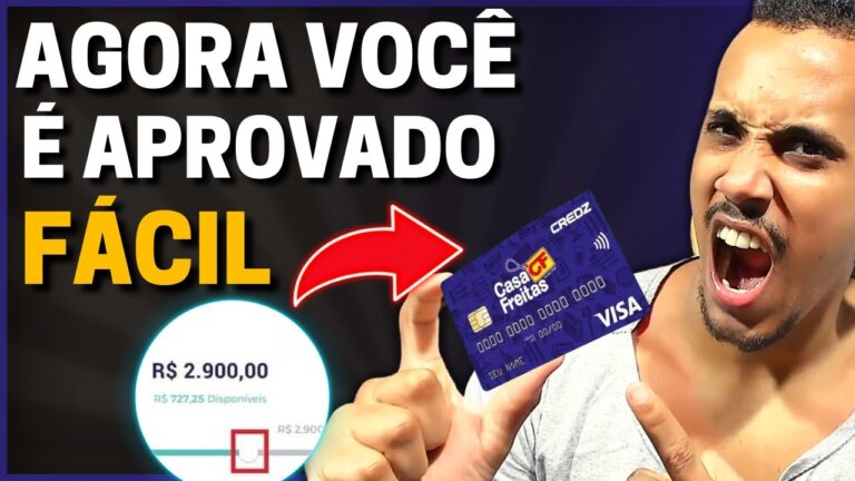 💳【 ATENÇÃO! 】TÁ FÁCIL DE APROVAR | CARTÃO CASAS FREITAS VISA PEÇA E SEJA APROVADO | Rei dos cartões