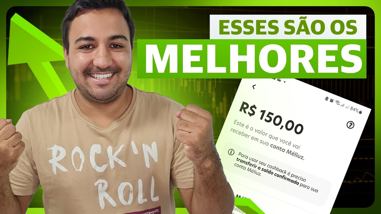 ATUALIZADO!  MELHORES CARTÕES COM CASHBACK ZERO ANUIDADE DE 2023.