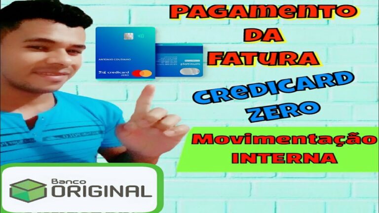 BANCO original MOVIMENTAÇÃO INTERNA | pagamento de fatura credicard zero
