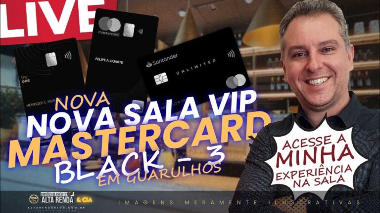 💳Nova SALA VIP Mastercard Black! By Mastercard, saiba como você pode usufruir deste espaço de Luxo.