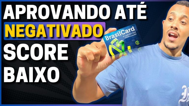 💳Aprovação Em Massa CARTÃO BRASILCARD VISA | ACEITA NEGATIVADO E SCORE BAIXO - Rei dos cartões