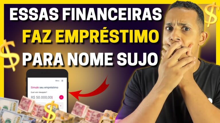 ❌ URGENTE!!! 7 Financeiras FAZEM EMPRÉSTIMO PESSOAL Mesmo sendo NEGATIVADO | Rei Dos Cartões