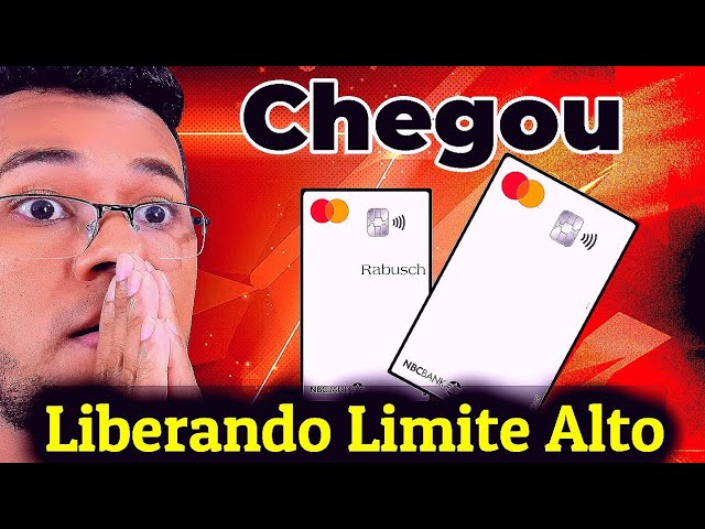 CHEGOU, cartão de crédito Mastercard NBCBANK Já aprovando muito