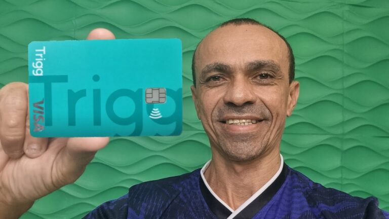 CHEGOU MEU CARTÃO DE CRÉDITO TRIGG COM BOM LIMITE.