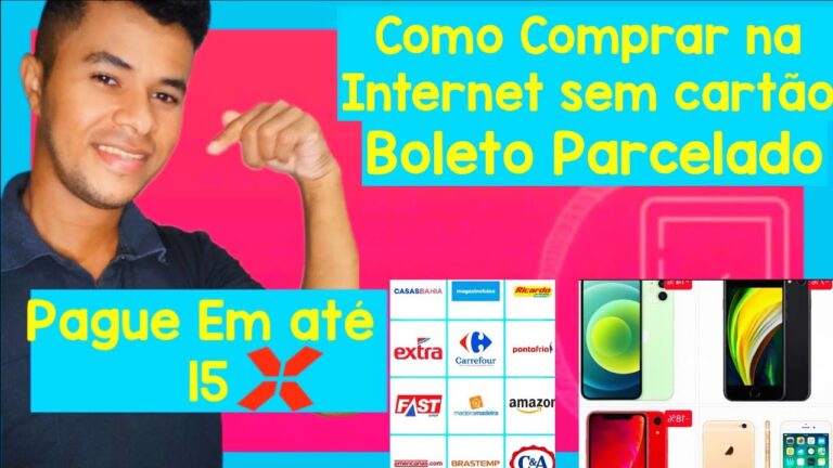Como Comprar na Internet sem cartão no Boleto parcelado