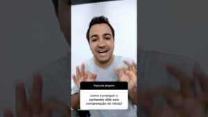 Como conseguir o Santander elite sem renda? #cartõesdecrédito