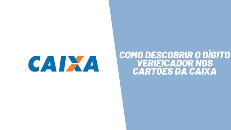 Como descobrir o dígito Verificador nos Cartões da caixa