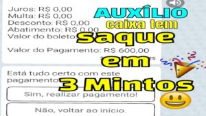 Como sacar a segunda parcela do auxilio emergencial