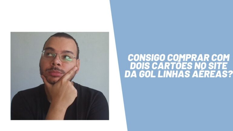 Consigo comprar com dois cartões no site da Gol Linhas Aéreas?