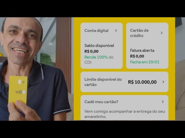 DESBLOQUEANDO O CARTÃO DE CRÉDITO WILL DE 10 MIL REIAS