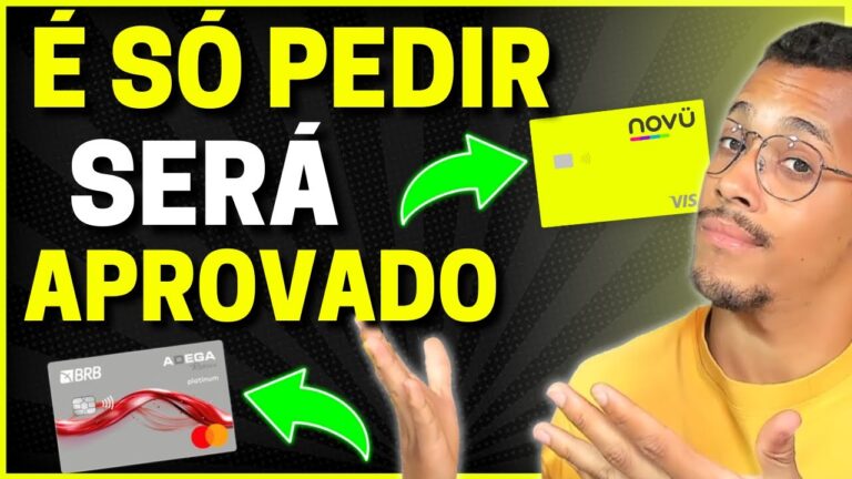 💳【 URGENTE 】2 CARTÕES DE CRÉDITO APROVANDO GERAL MUITO FÁCIL, ALTA TAXA DE APROVAÇÃO NOVUCARD E BRB