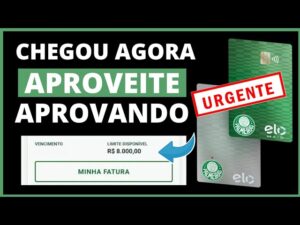 URGENTE: CHEGOU AGORA E JÁ ESTÁ APROVANDO, NOVO CARTÃO DE CRÉDITO & CONTA DIGITAL PALMEIRAS PAY.