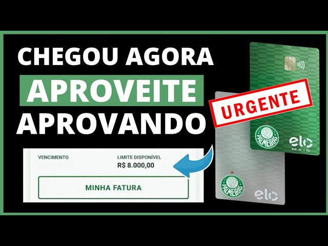 URGENTE: CHEGOU AGORA E JÁ ESTÁ APROVANDO, NOVO CARTÃO DE CRÉDITO & CONTA DIGITAL PALMEIRAS PAY.