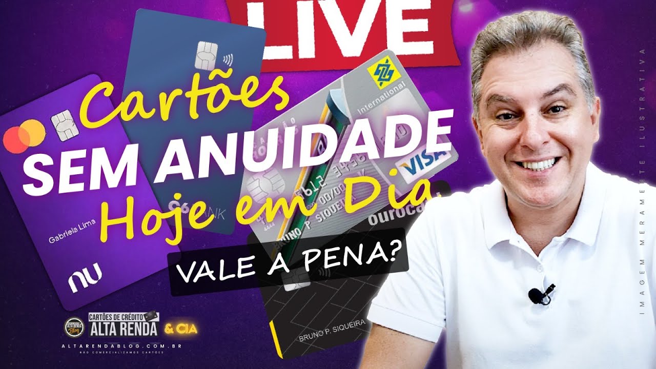 💳LIVE: CARTÕES DE CRÉDITO SEM ANUIDADE NOS DIAS DE HOJE VALE A PENA? C6BANK, NUBANK, BB FÁCIL, ?