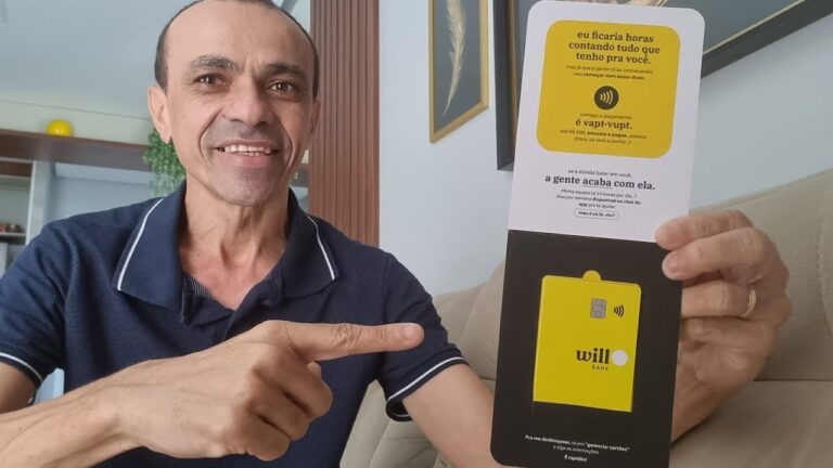 Chegou o cartão de crédito WILL da minha esposa com LIMITE inacreditável