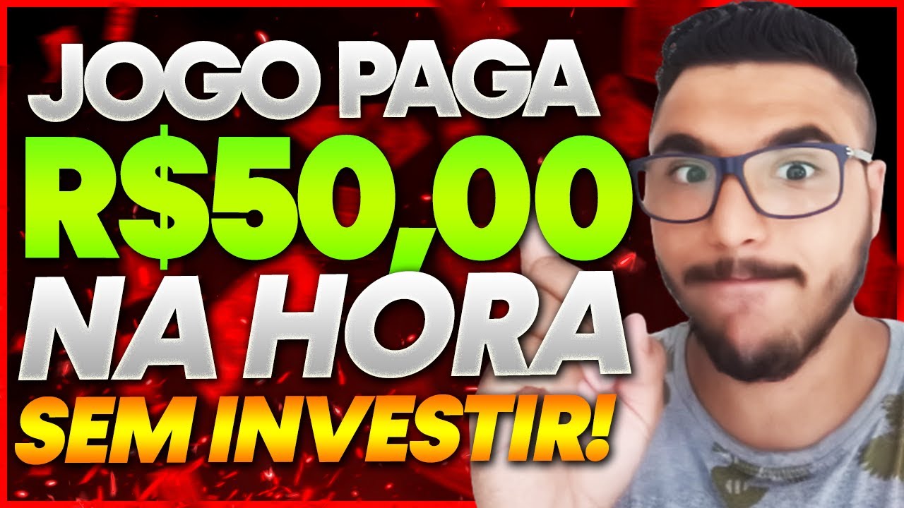 JOGOS QUE PAGA DINHEIRO DE VERDADE GRATIS E SEM INVESTIR | SAQUE R$50,00 NA HORA! JOGO PAGANDO