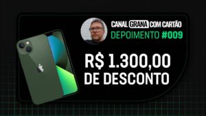Ele comprou um Smartphone e obteve um desconto de R$ 1.700,00!