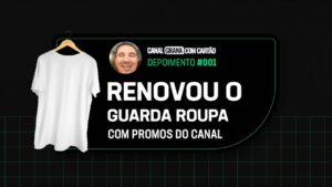 Ele renovou o guarda roupa de toda familia com as promoções do Canal