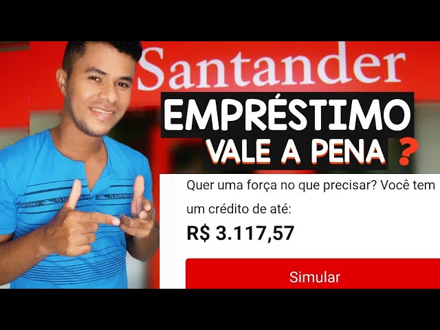 Empréstimo PESSOAL Sem Comprovação de Renda Santander como solicitar