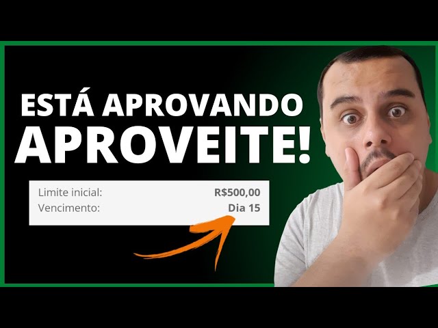 ATENÇÃO: CARTÃO DE CRÉDITO APROVANDO COM RESPOSTA EM MINUTOS, APROVEITE JÁ.