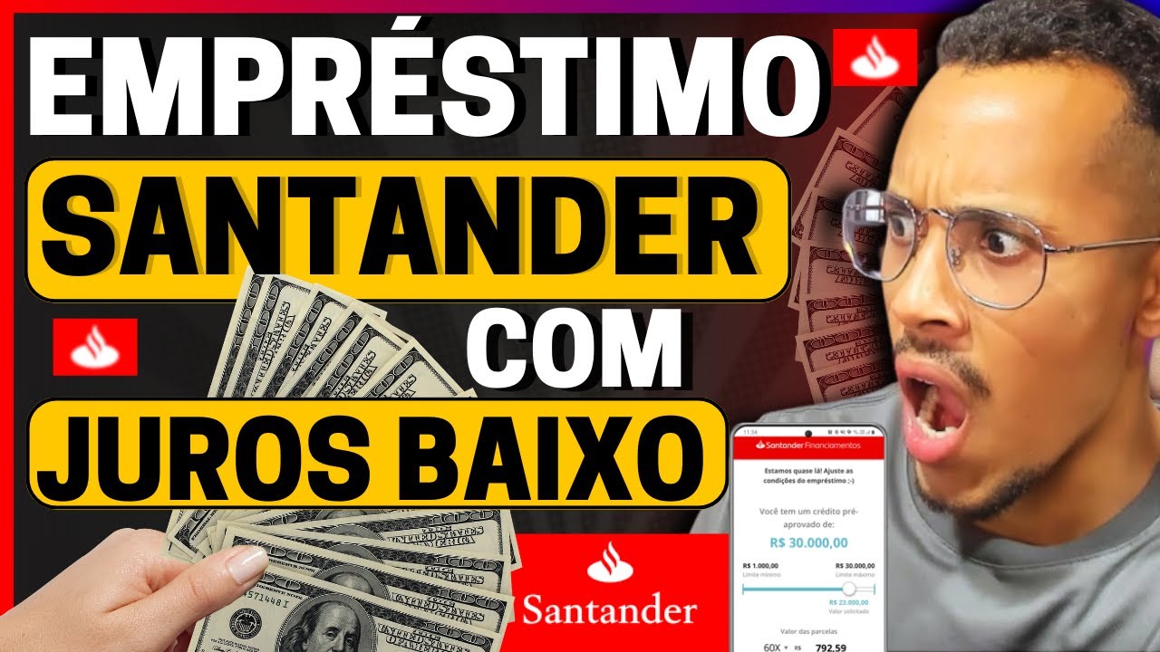 🤑【 ATENÇÃO! 】FAZER EMPRÉSTIMO NO SANTANDER FICOU AINDA MAIS FÁCIL & COM VANTAGENS  "Confira Agora"